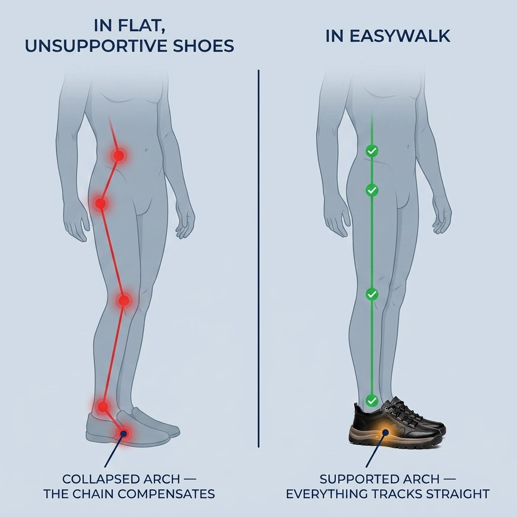 EasyWalk Comfortable Leather Shoes