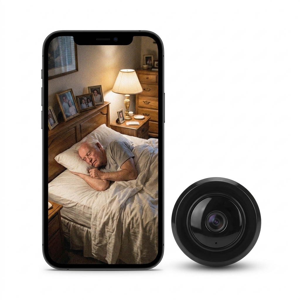 KeepWatch WiFi Elderly Care Camera with Two-Way Audio